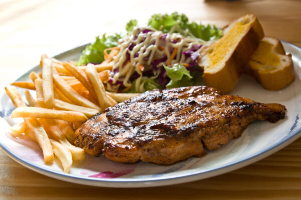 portion-beefsteak-dining-meal-barbecued